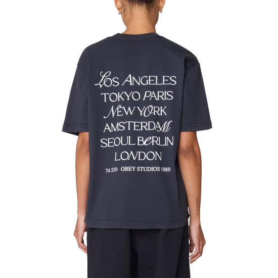 Obey Γυναικεία κοντομάνικη μπλούζα Mix Type City Roll Call Tee